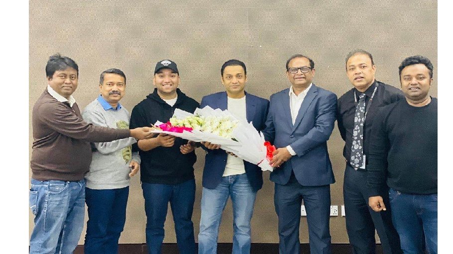 Reelected CRAB president meets Bashundhara MD
