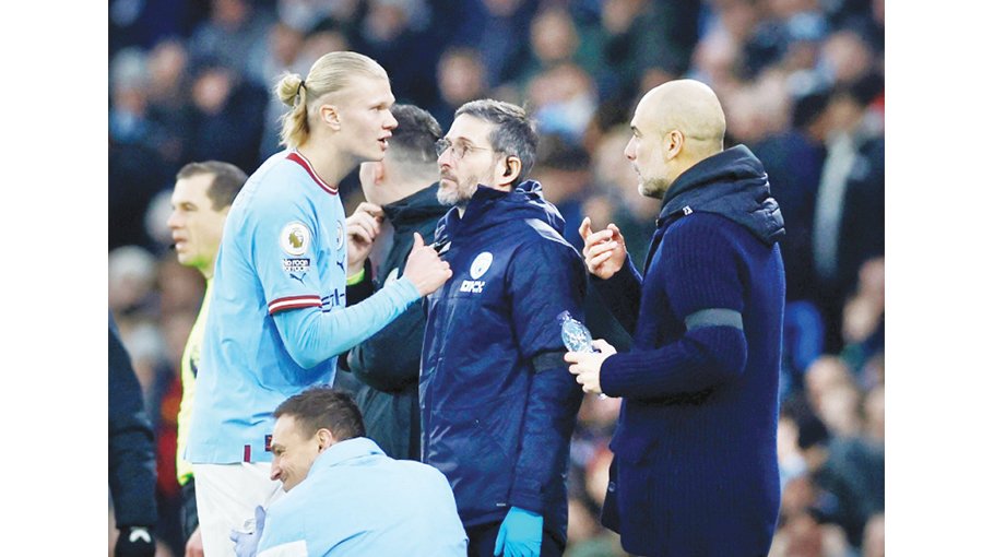 Guardiola hopeful Haaland will be fit for Arsenal clash