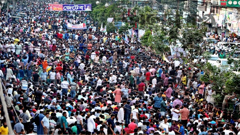 BNP holds road march, AL anti-violence rallies