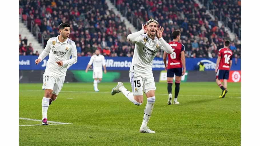 Real stumble past Osasuna before Liverpool trip