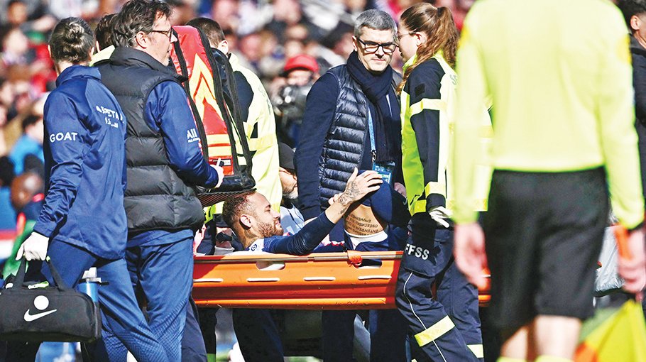 Neymar’s injuries down to PSG’s schedule, says Galtier