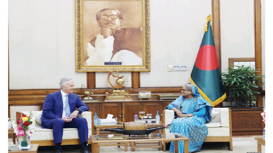PM has breakfast meeting with Tony Blair - Bangladesh Post