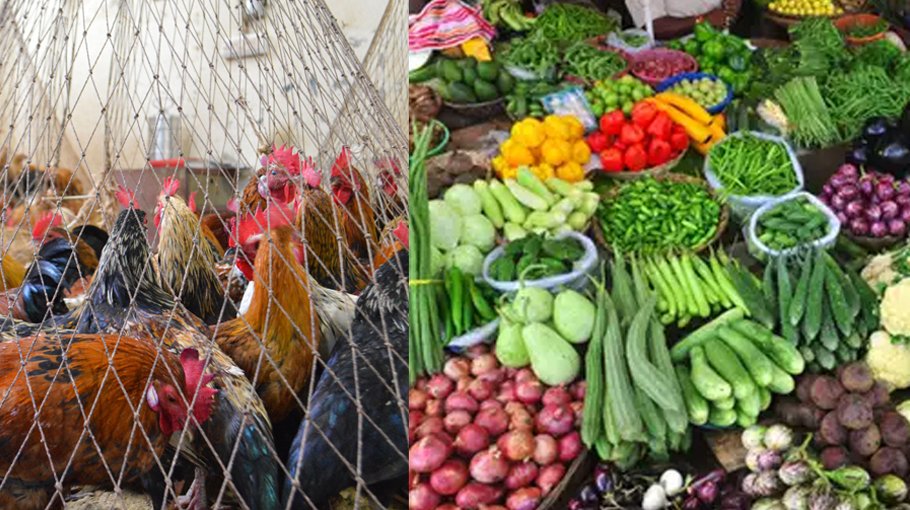 Vegetable, chicken  prices unstable 
