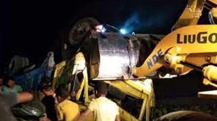 Father, son crushed underneath as truck overturns in Ctg