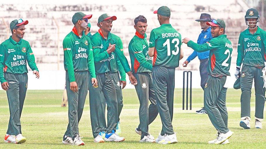 Bangladesh U19 secure win in third ODI
