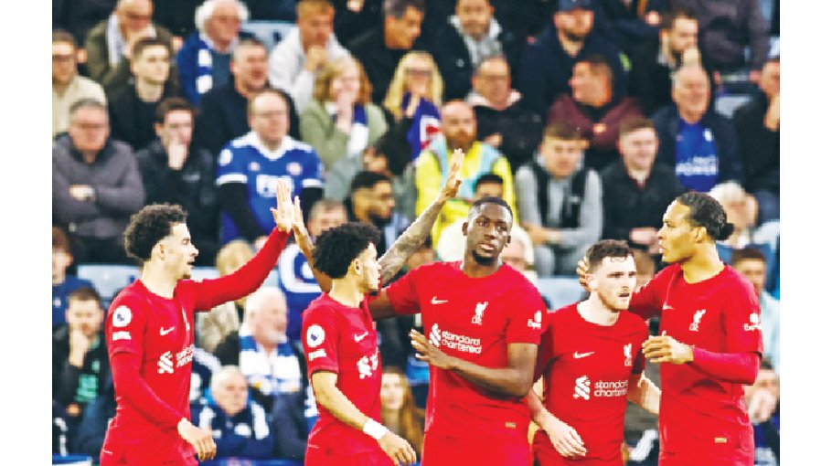 Liverpool maintain top-four charge with Leicester win