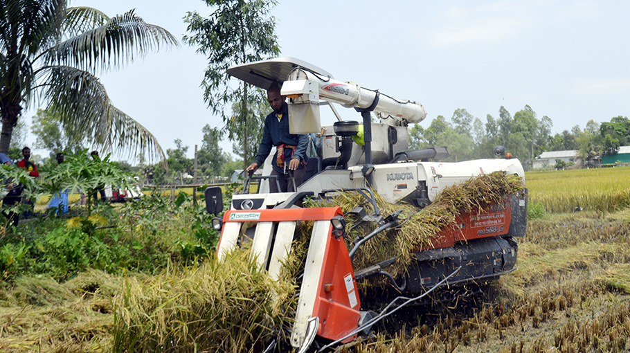 Use of modern agro machines increases in Tangail