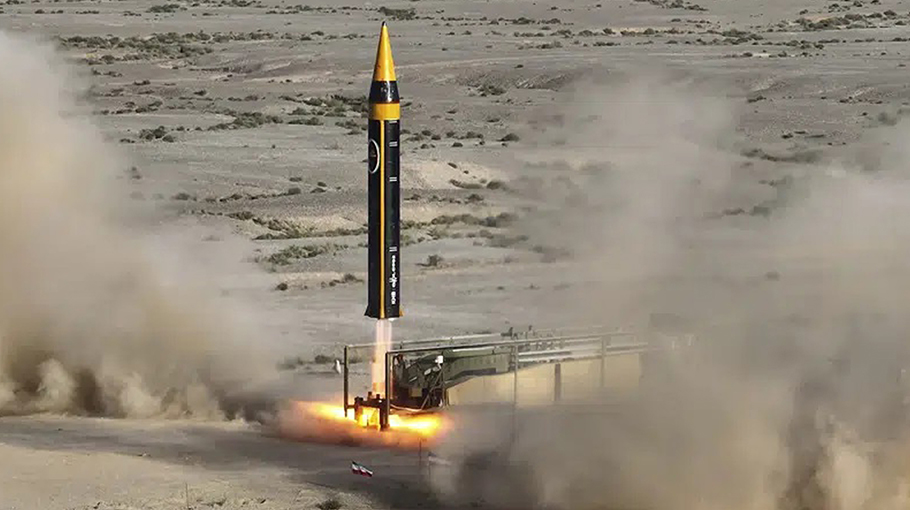 Iran Unveils Latest Version Of Ballistic Missile Amid Wider Tensions ...