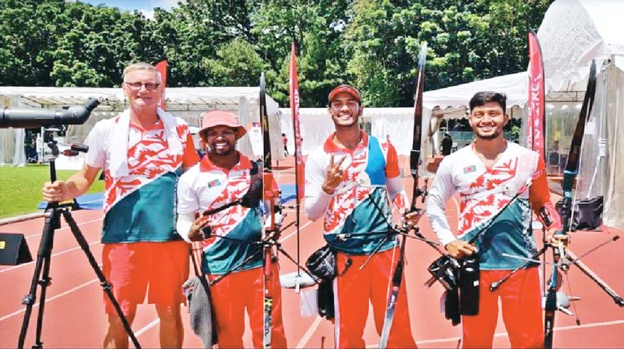 Bangladesh archery team wins bronze in Singapore