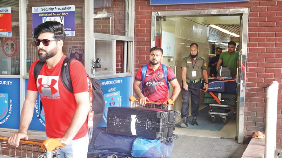 Afghanistan team arrive for one-off Test