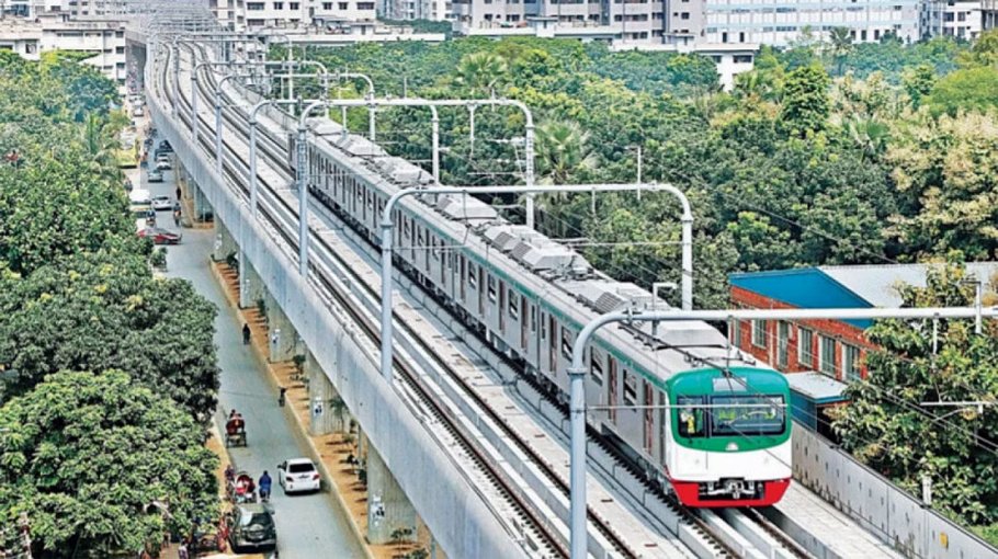 PM to open metro rail on Agargaon-Motijheel route  in Oct