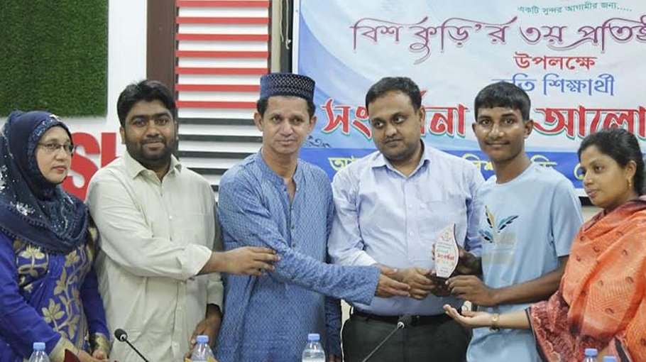 Reception accorded to 26 students in Panchagarh