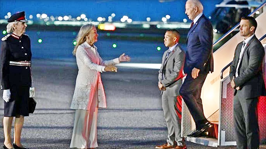 Biden visits Britain ahead of NATO summit