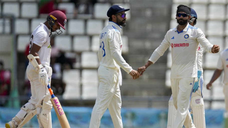 West Indies suffer innings defeat in first Test to India 