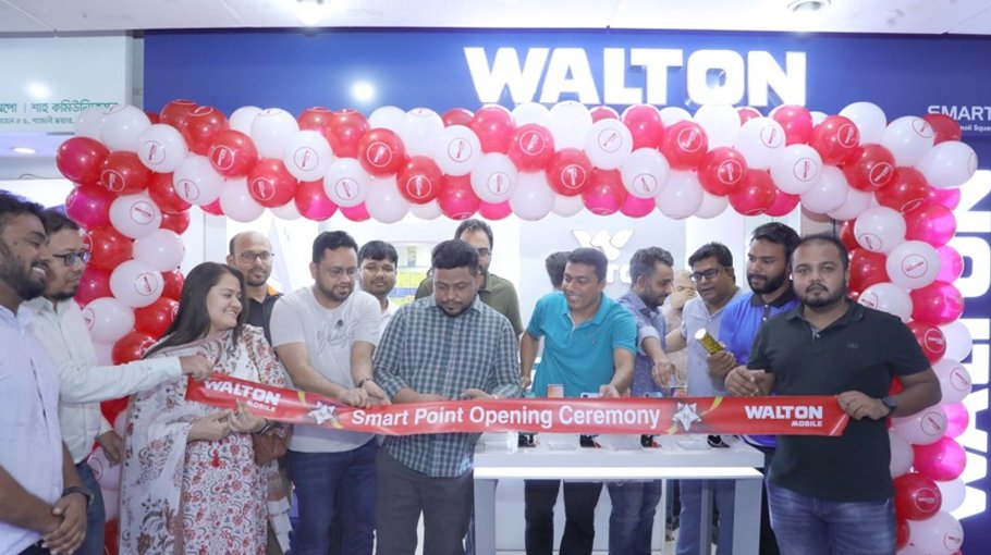 Walton Mobile launches smart point at Shyamoli