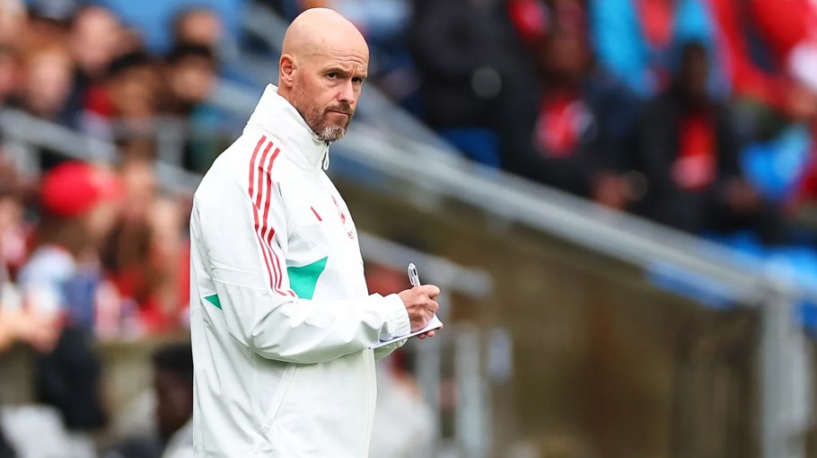 Ten Hag provides update on Man Utd's striker   pursuit