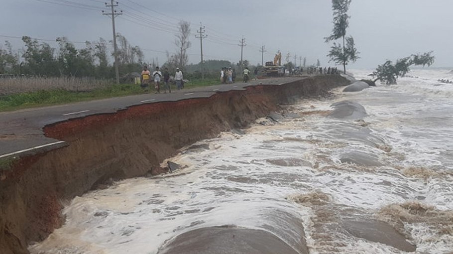 Cox’s Bazar Marine Drive crumbling into sea