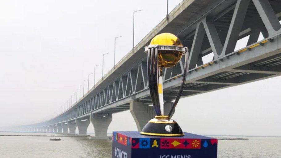 ICC trophy makes stopover at iconic Padma Bridge