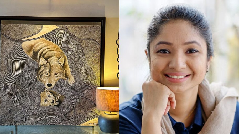 Bangladeshi artist’s painting going to the moon