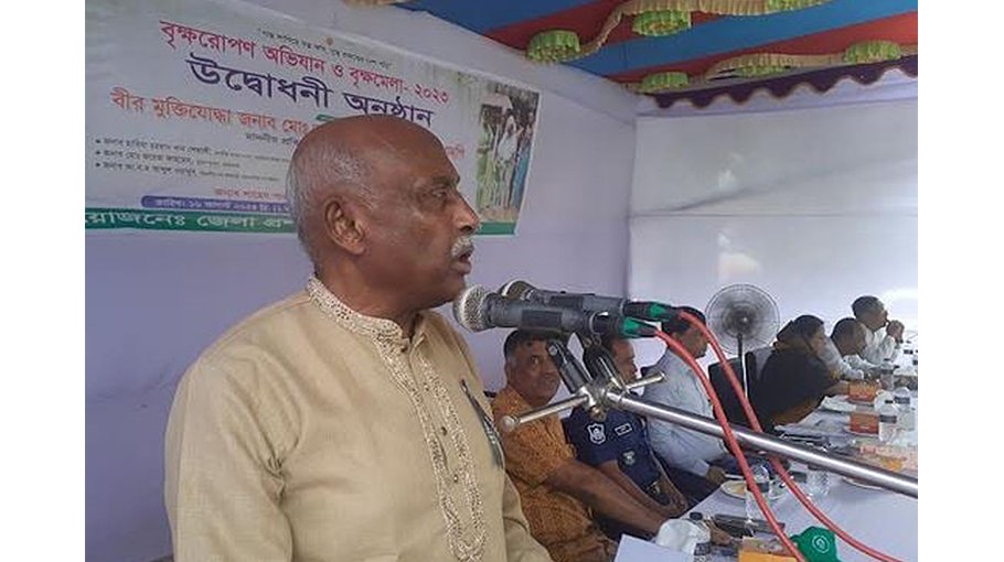 Khasru calls for planting plants to protect bio-diversity