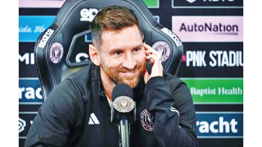 Miami move ‘opposite’ to PSG switch, says happy Messi  