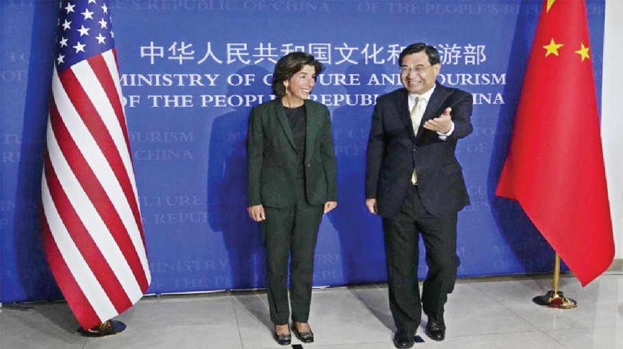 China, US seek to defuse tension on trade issues