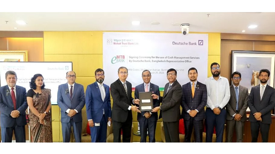 MTB inks deal with Deutsche Bank AG Bangladesh Office