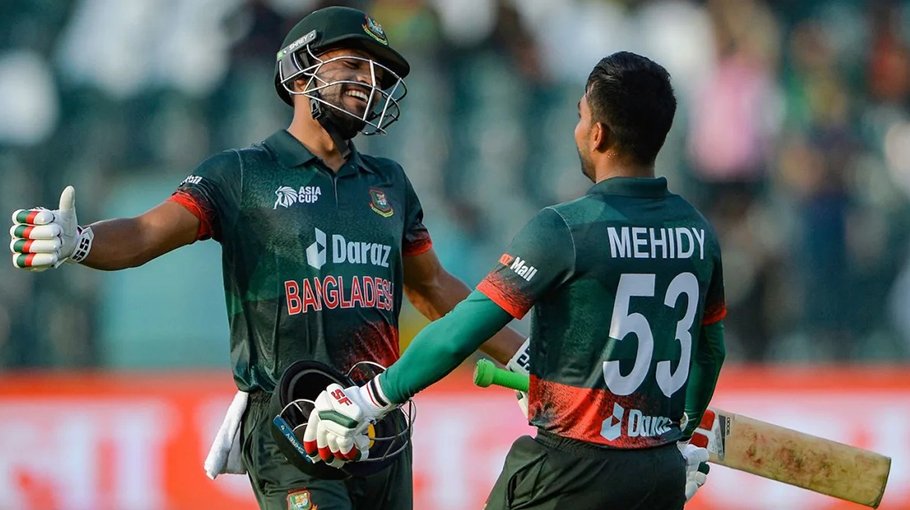 Mehidy, Shanto smash centuries