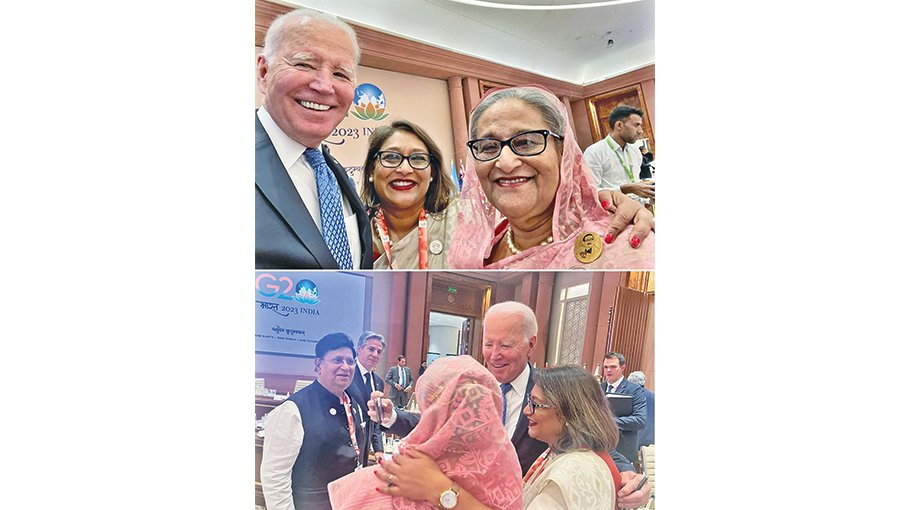 Saima describes chats with Biden during exclusive photo session