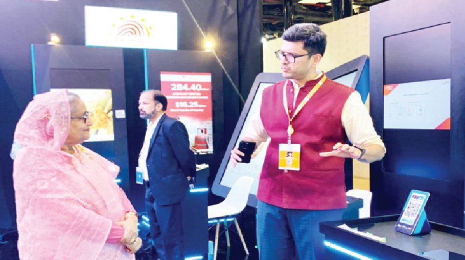 PM Hasina visits Nagad’s technology partner Paytm at G-20 summit