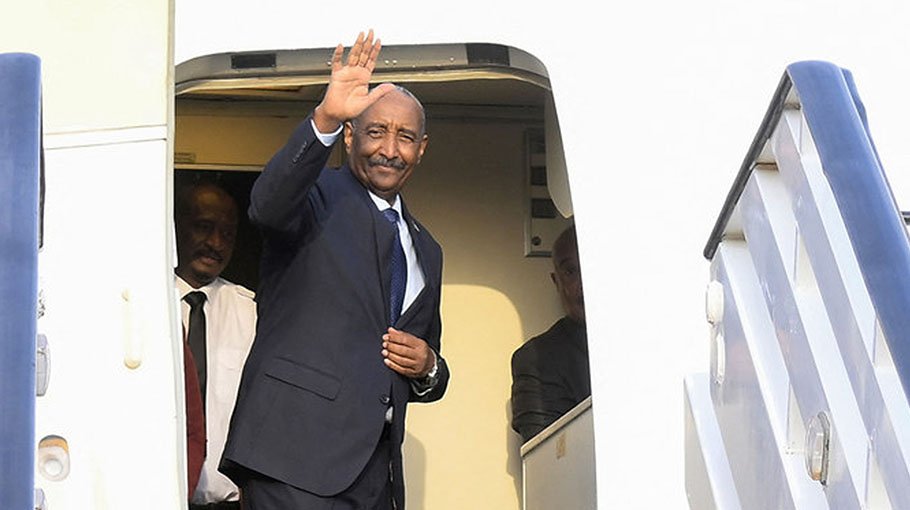 Sudan’s Burhan heads to Uganda as battles rage in Khartoum