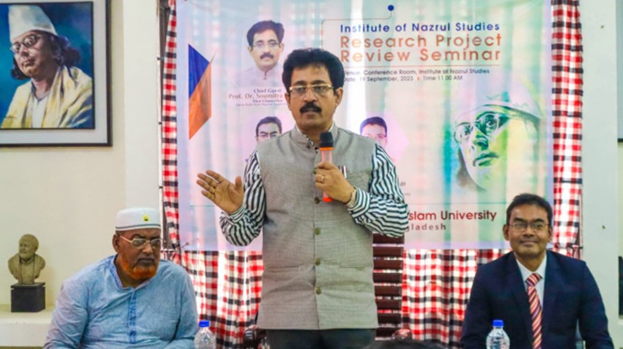 Research review seminar held at JKKNIU