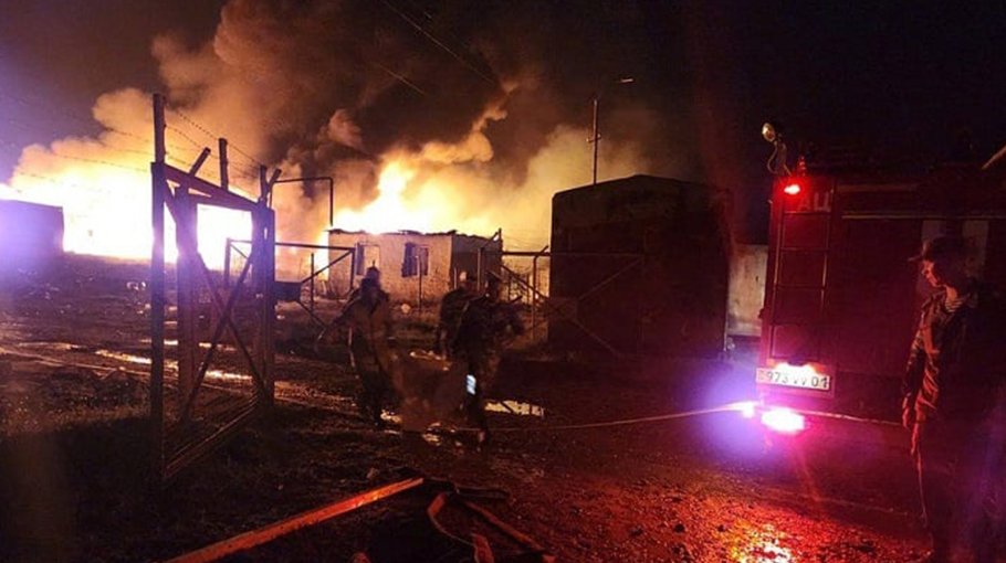 Thousands flee Karabakh as fuel depot blast kills 20