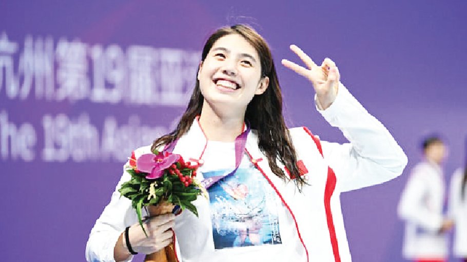 Zhang Yufei in world-class butterfly form in Asian Games