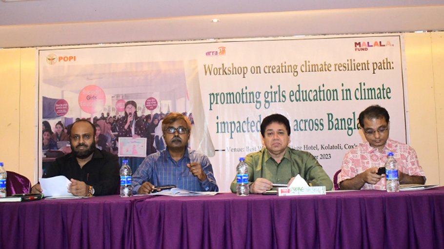 Workshop to promote edn in climate vulnerable areas  of Cox’s Bazar held