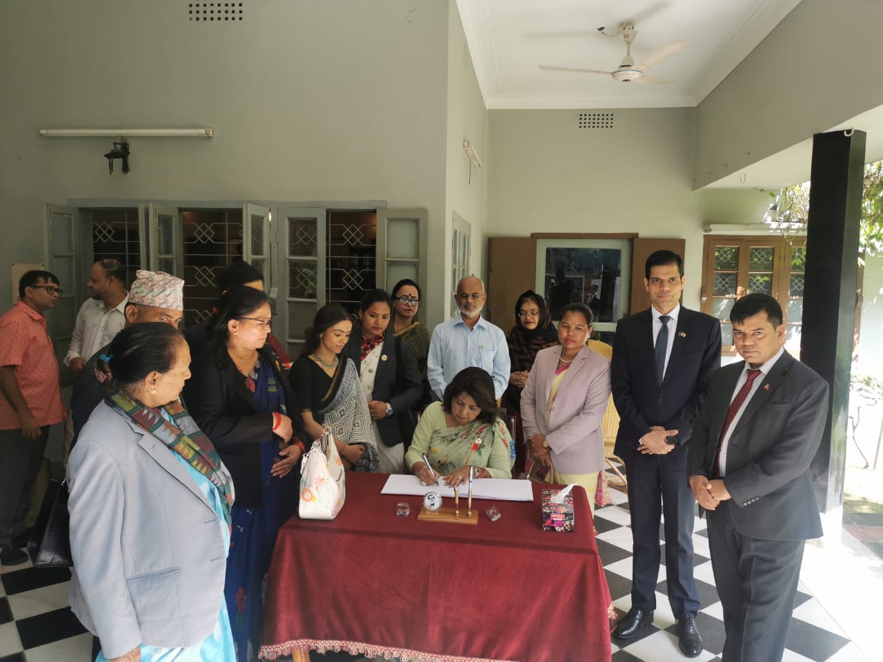 High-level parliamentary delegation from Nepal visits Bangabandhu ...