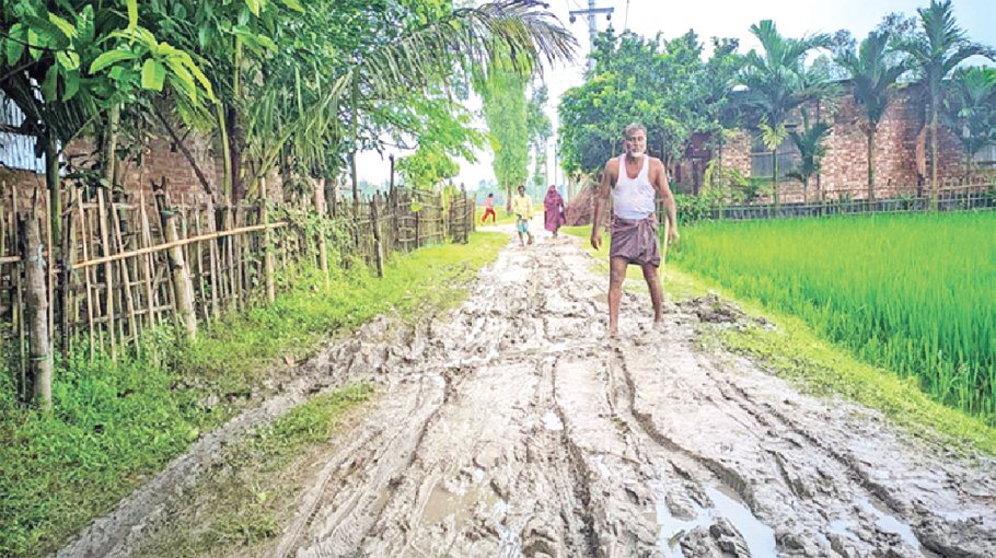 Gaibandha’s 1,664-Km  roads in poor shape