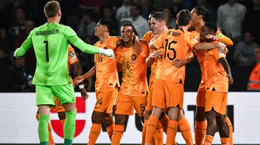 Dutch on track for Euro 2024 as Van Dijk spot-kick beats Greece