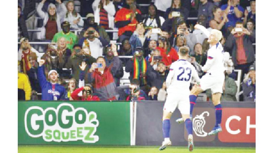 Reyna at the double as USA thrash Ghana