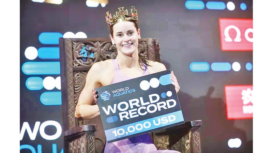 Australia’s McKeown betters her own record