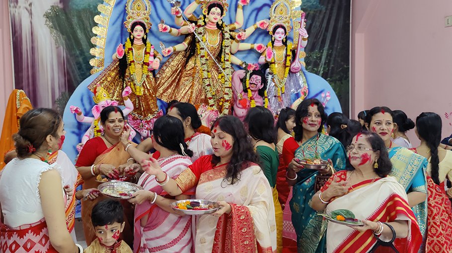Durga Puja ends with immersion  of idols
