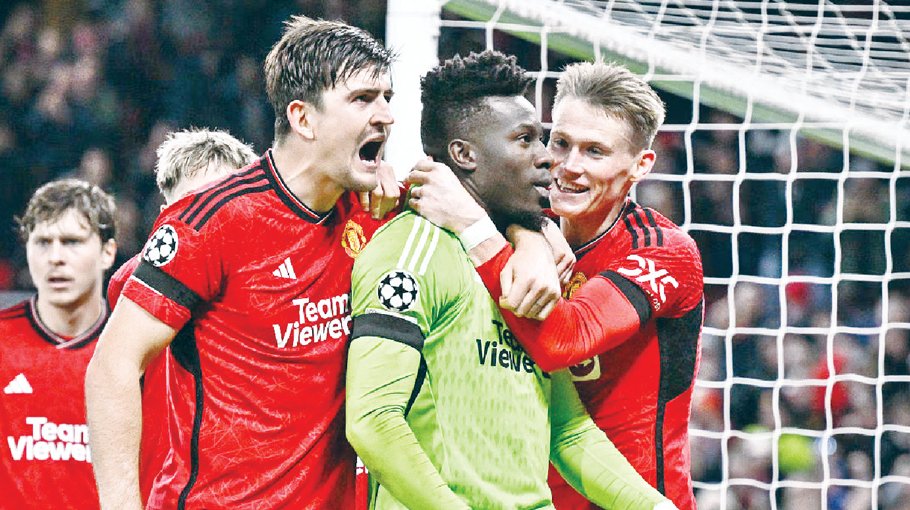 Man Utd edge past Copenhagen as Maguire, Onana stars