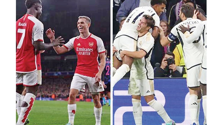 Real, Bayern, Int. Milan qualify, Arsenal in closer distance 