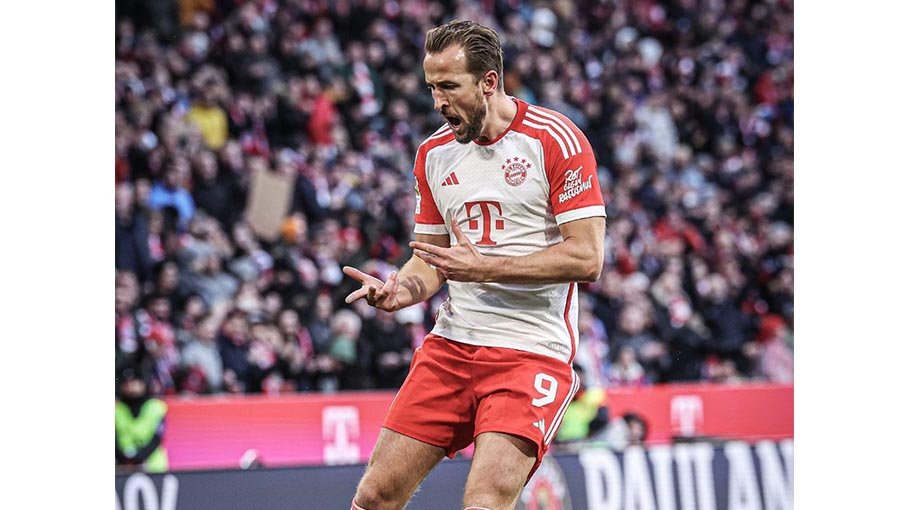 Kane scores brace as Bayern go top