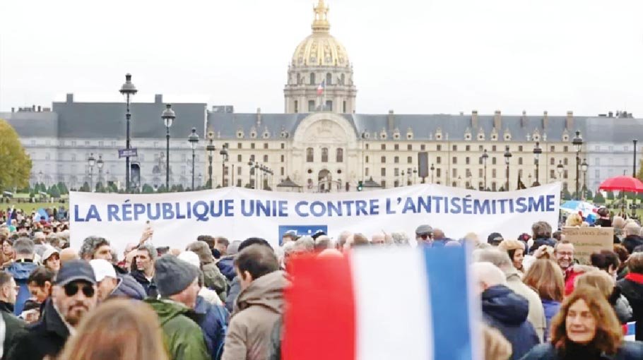 March against antisemitism breaks new ground in France