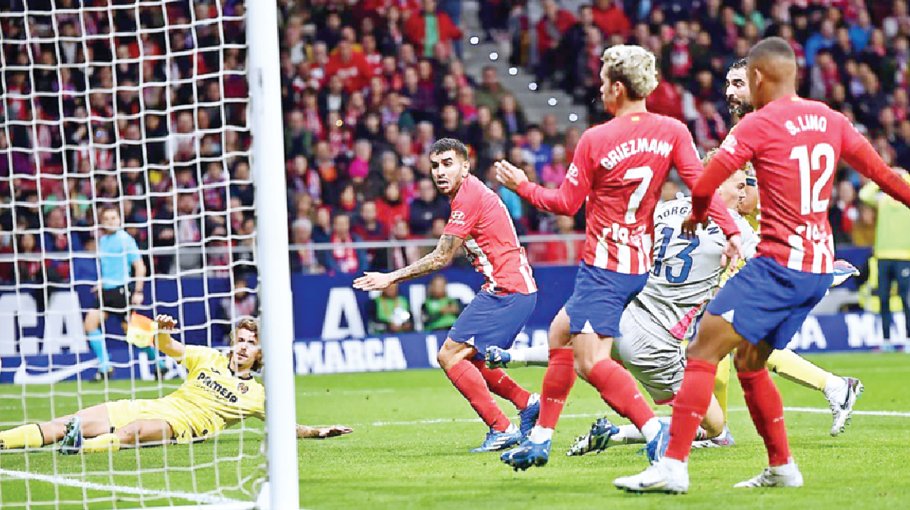 Griezmann steers Atletico to win over Villarreal 