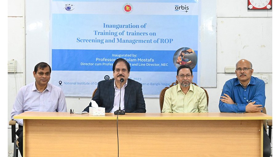 Emphasis laid on training for ophthalmologists to prevent blindness in Bangladesh 