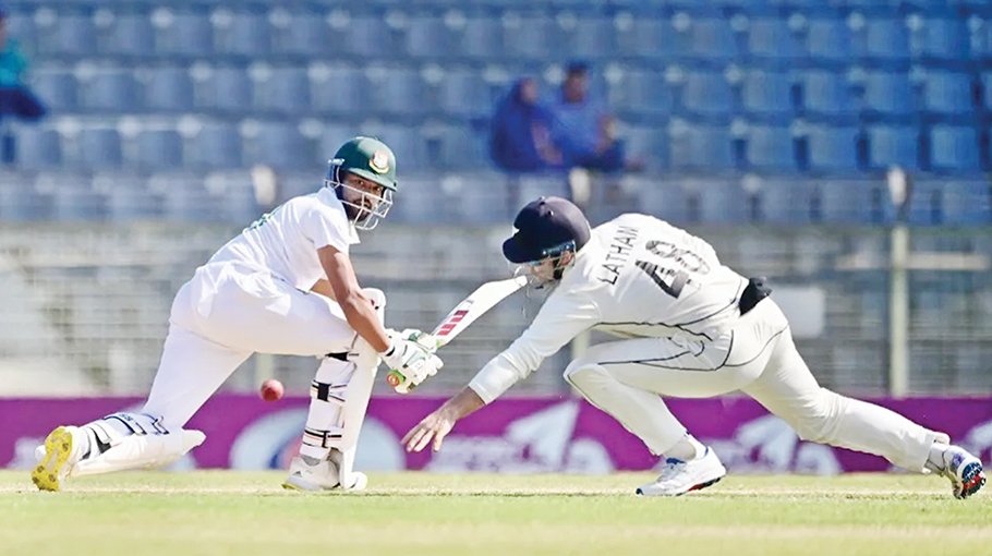 Shanto’s ton puts Tigers in commanding position 