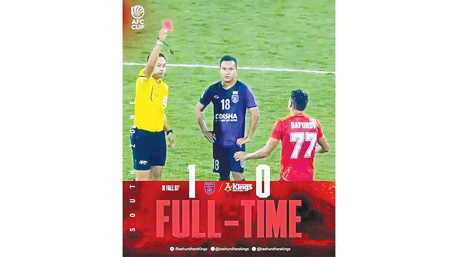 Bashundhara Kings victim of referee decision 