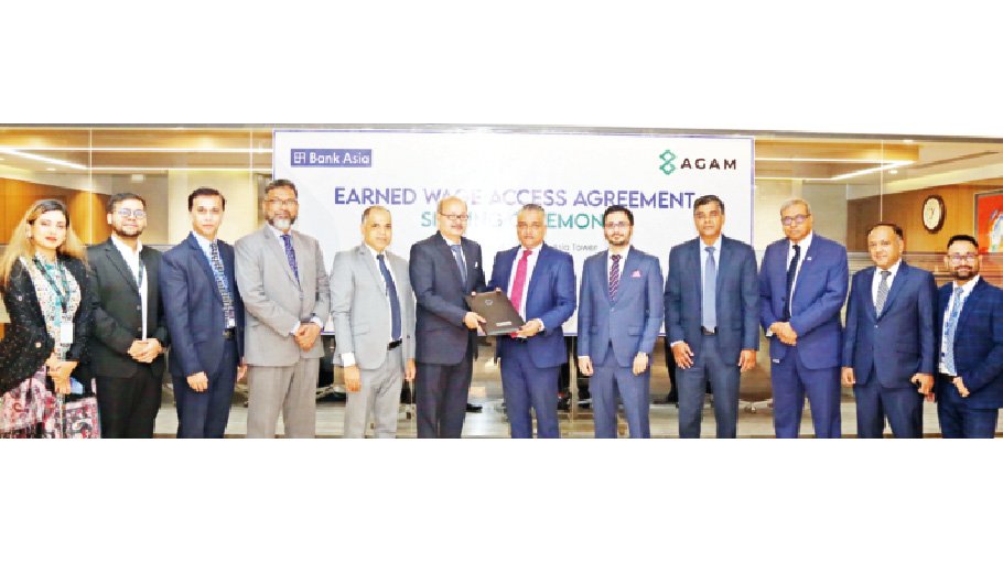 Bank Asia inks EWA  deal with AGAM Intl